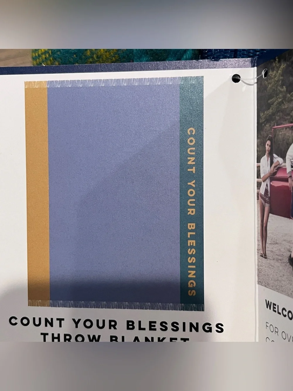 Novagratz Throw Blanket - Count Your Blessings 50”x60”